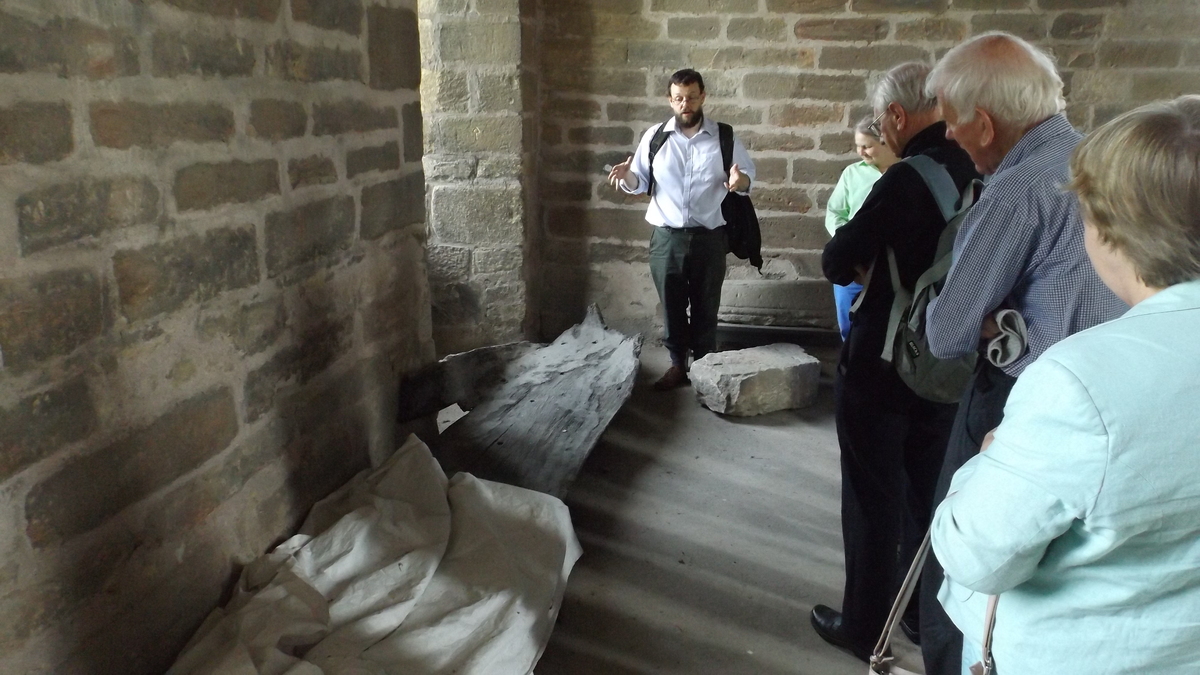 Our Members Inside Cambuskenneth Abbey